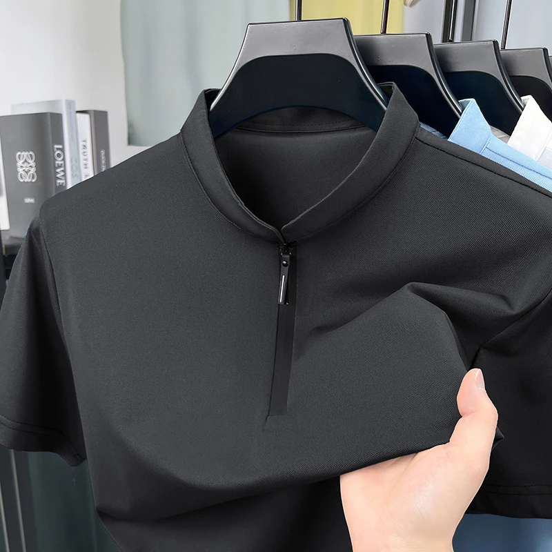 Mens Business Formal Half Zip  - Men'S Polo Formal Wear recension och pris
