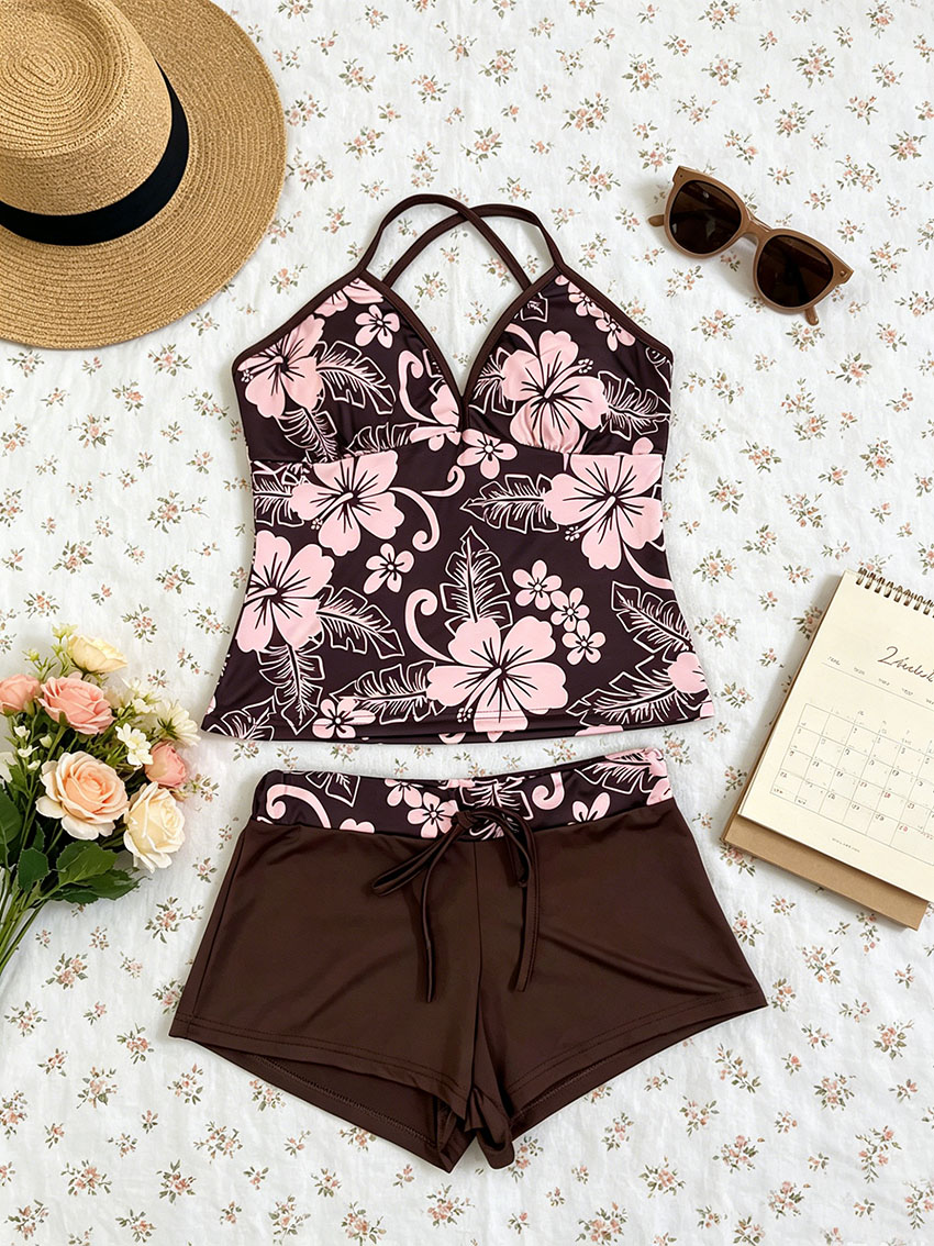 Y2K Ladies Tropical Hibiscus M - Men'S Formal Beach Wear recension och pris