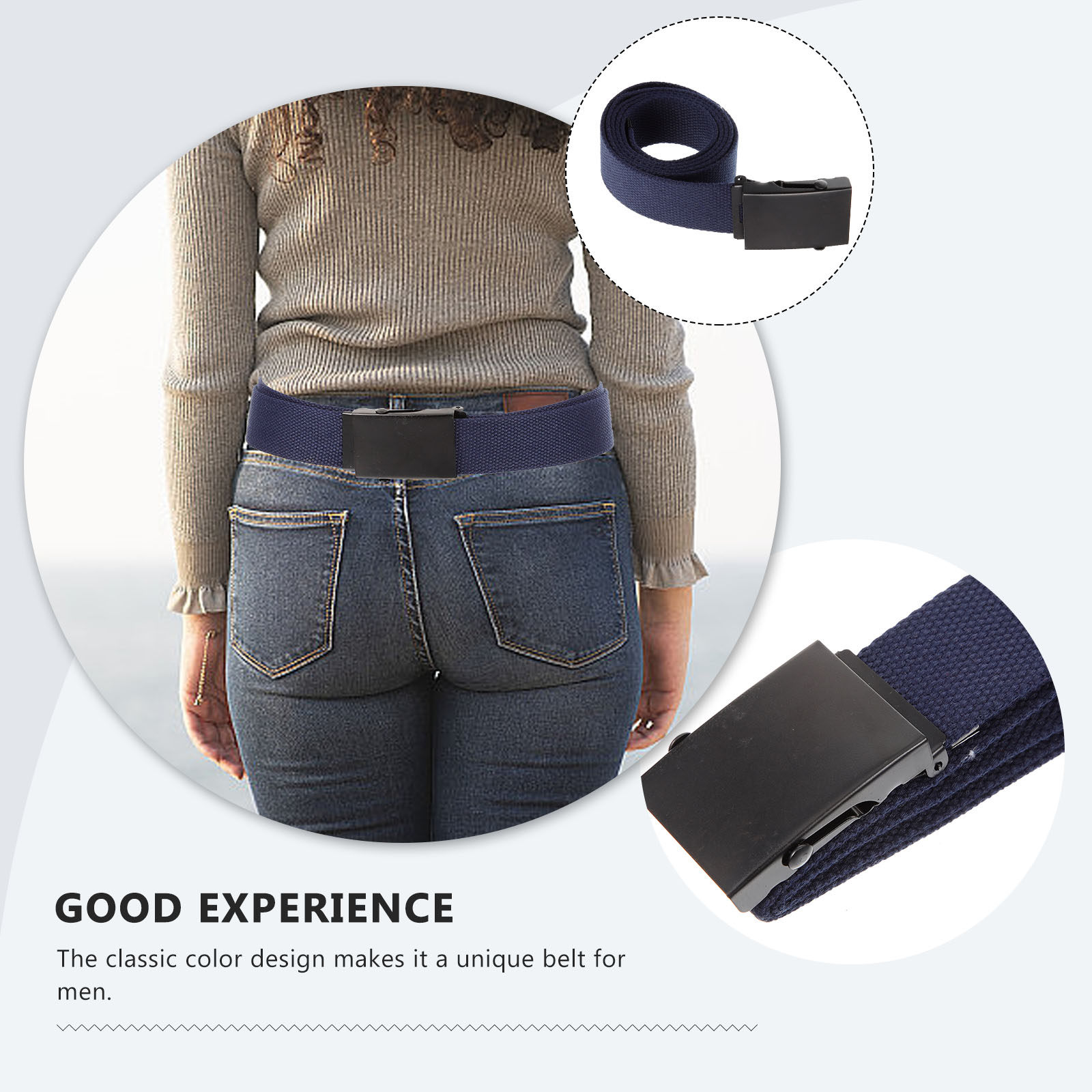 Mens Canvas Waist Belt Adjusta - Men Formal Wear With Jeans recension och pris
