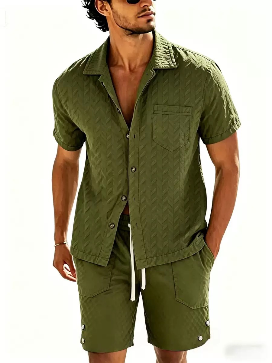 Hot Sale Men's Short-Sleeved S - Men'S Formal Beach Wear recension och pris