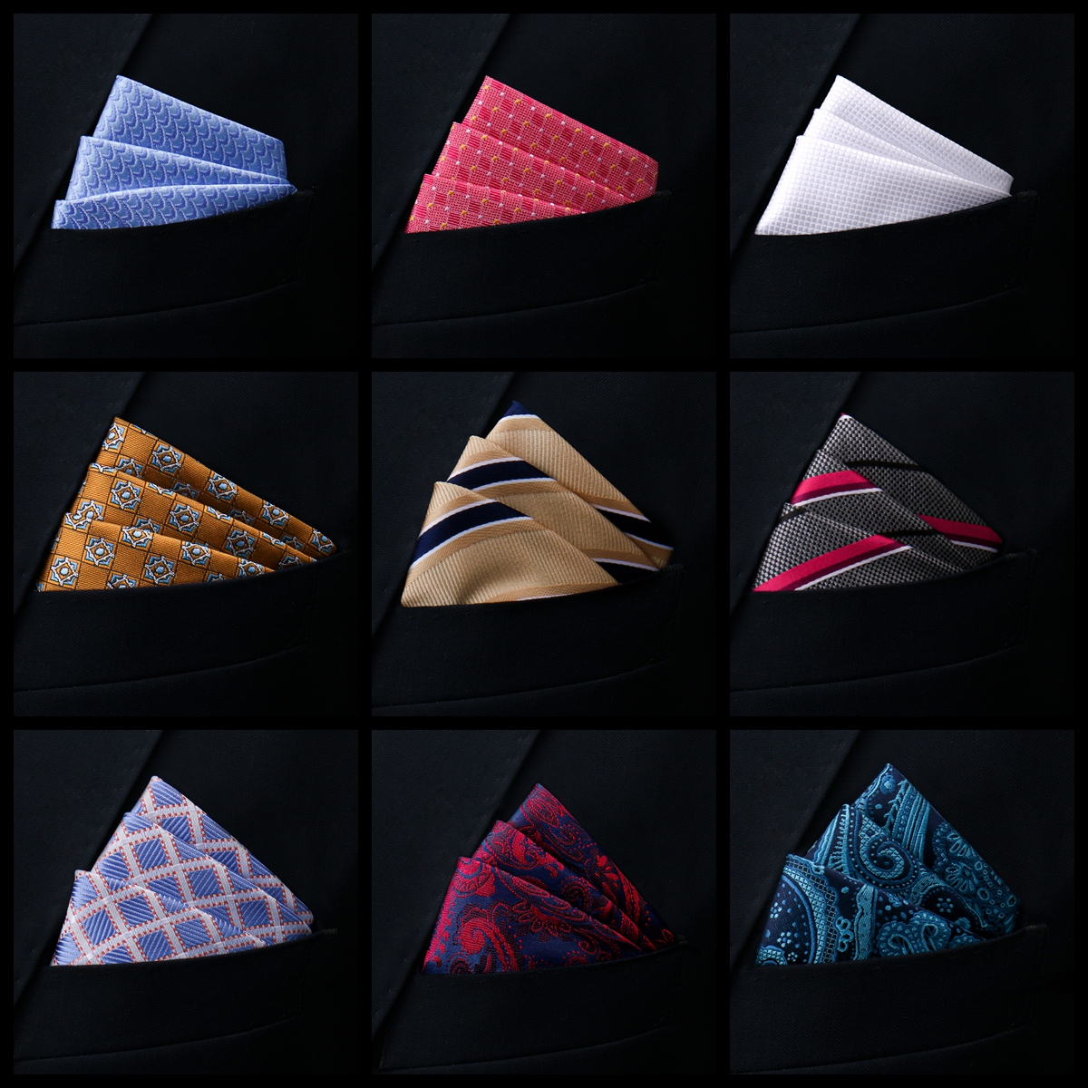 New Style Handkerchief Hot sal - Pocket Square Set recension och pris